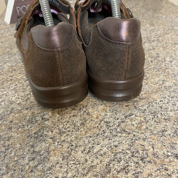SAS Step Out  Brown Leather Mary Jane Comfort Shoes Size 10‎ Narrow (Bin #4) - Picture 5 of 12